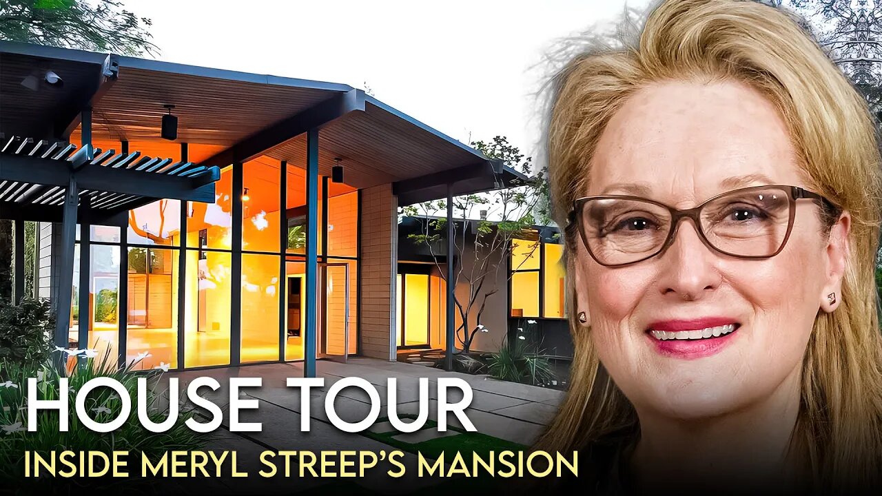 Meryl Streep | House Tour | $4 Million Pasadena Mansion & More