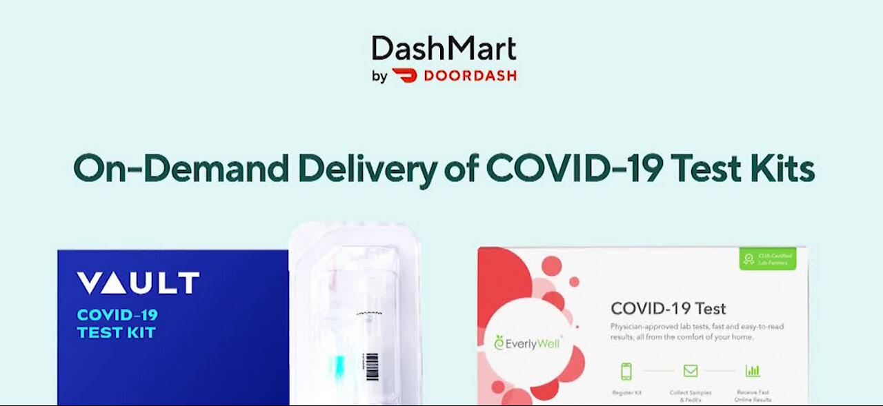 DoorDash to start deliver COVID-19 tests