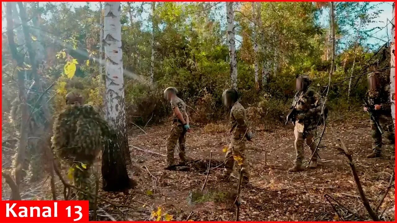 Belarusian fighters captured Russians who surrendered after the battle in Kharkiv forest