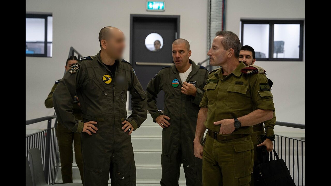 IDF: Deputy Chief of the General Staff at the Nevatim Airbase during a visit to