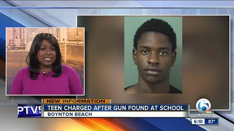 Student found with gun at Boynton High School arrested