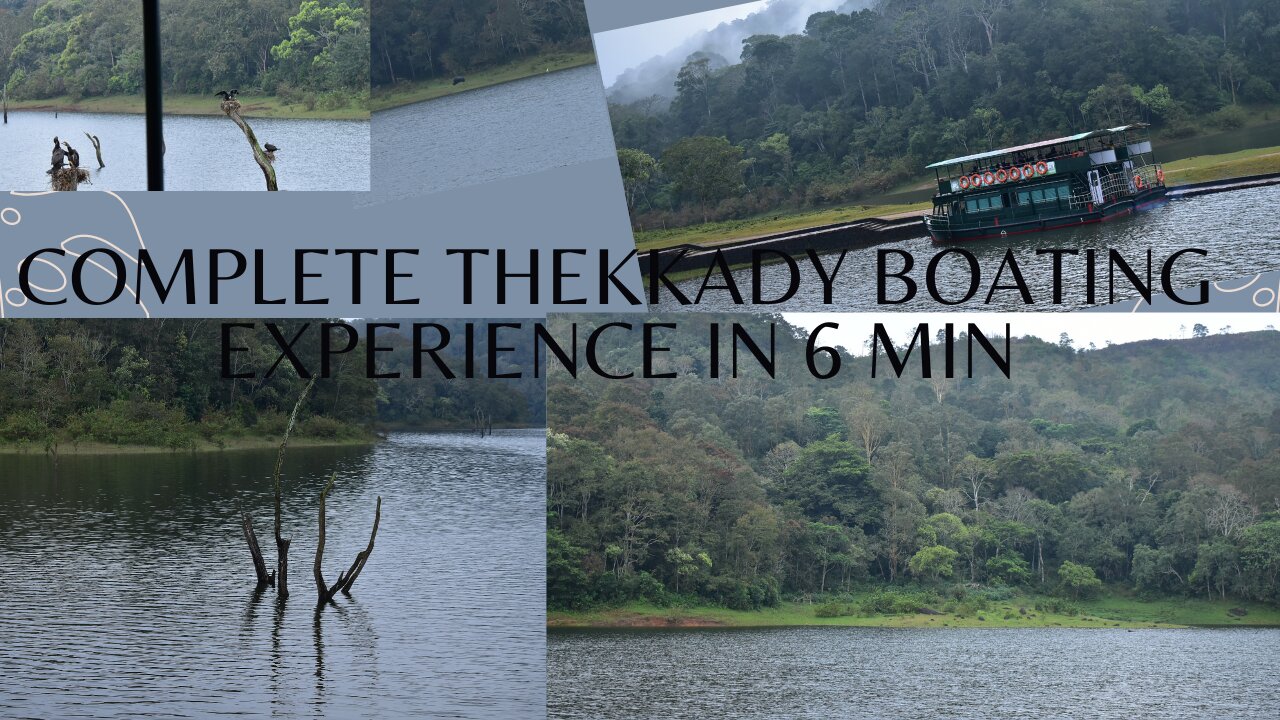 Thekkady boating experience in 6 minutes