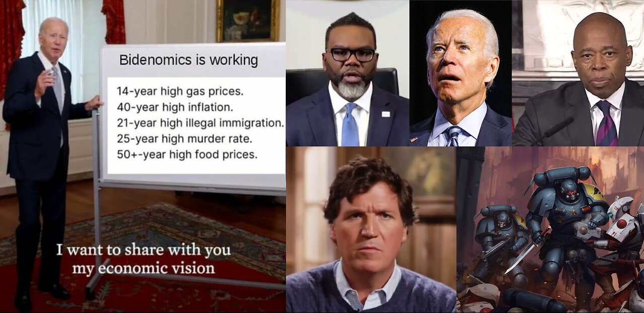 Bidenomics Is Falling Flat, Chicago & NYC Mayor In Panic, Tucker Carlson & UFOS