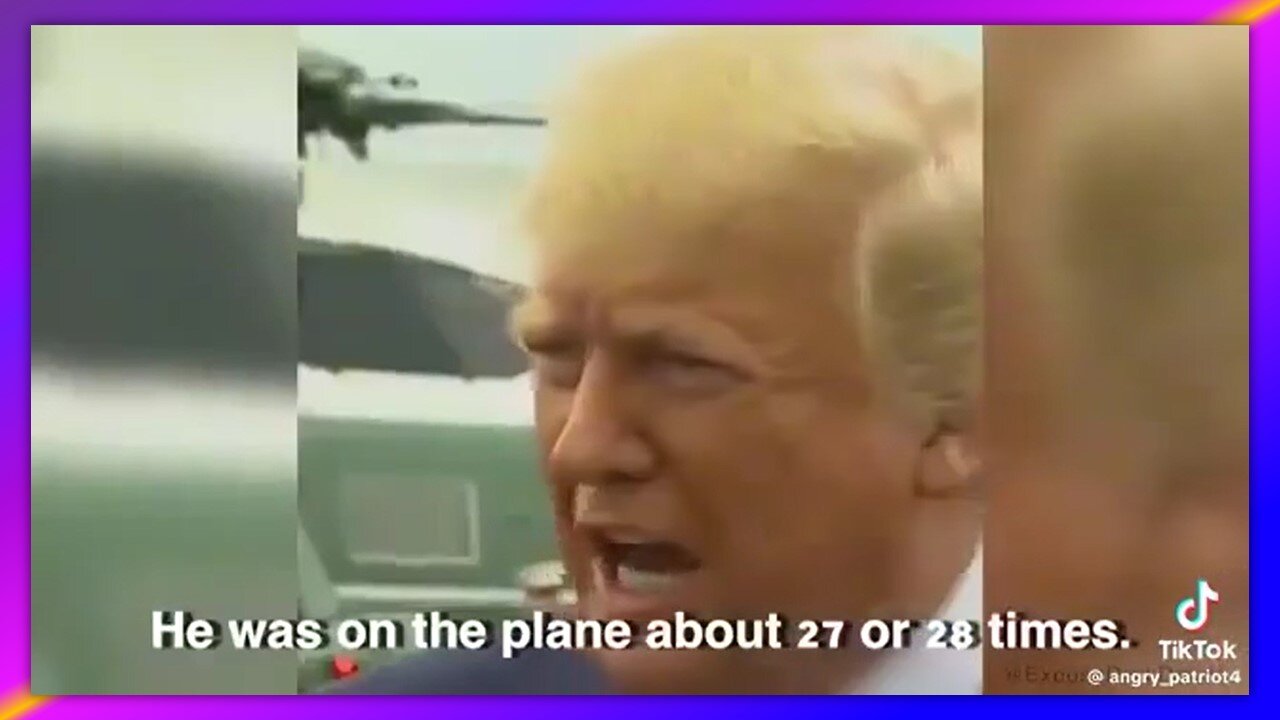 TRUMP ON EPSTEIN ISLAND - "I NEVER WENT TO THE ISLAND BUT BILL CLINTON DID 28 TIMES"