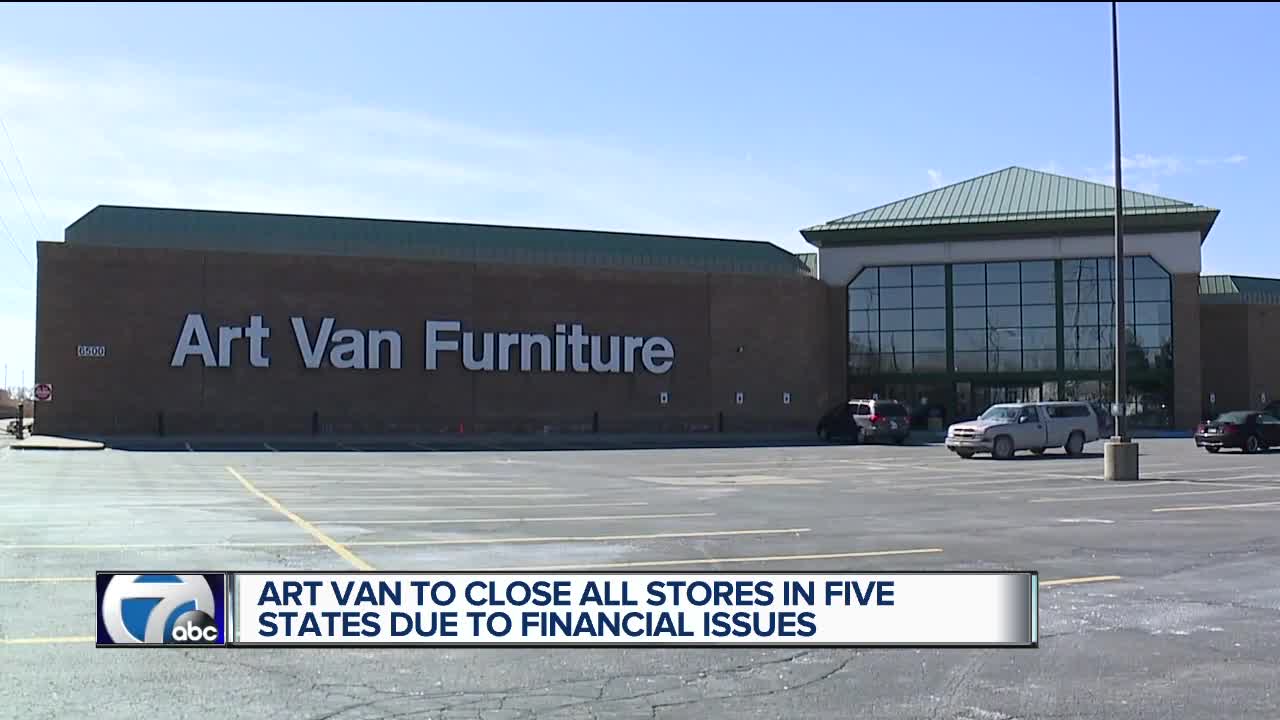Art Van Furniture closing all stores, liquidation sales start Friday