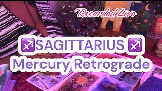 ♐️Sagittarius ♐️ MERCURY RETROGRADE Tarot Card Reading