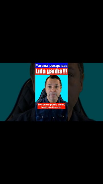 Paraná pesquisas aponta vitória de Lula