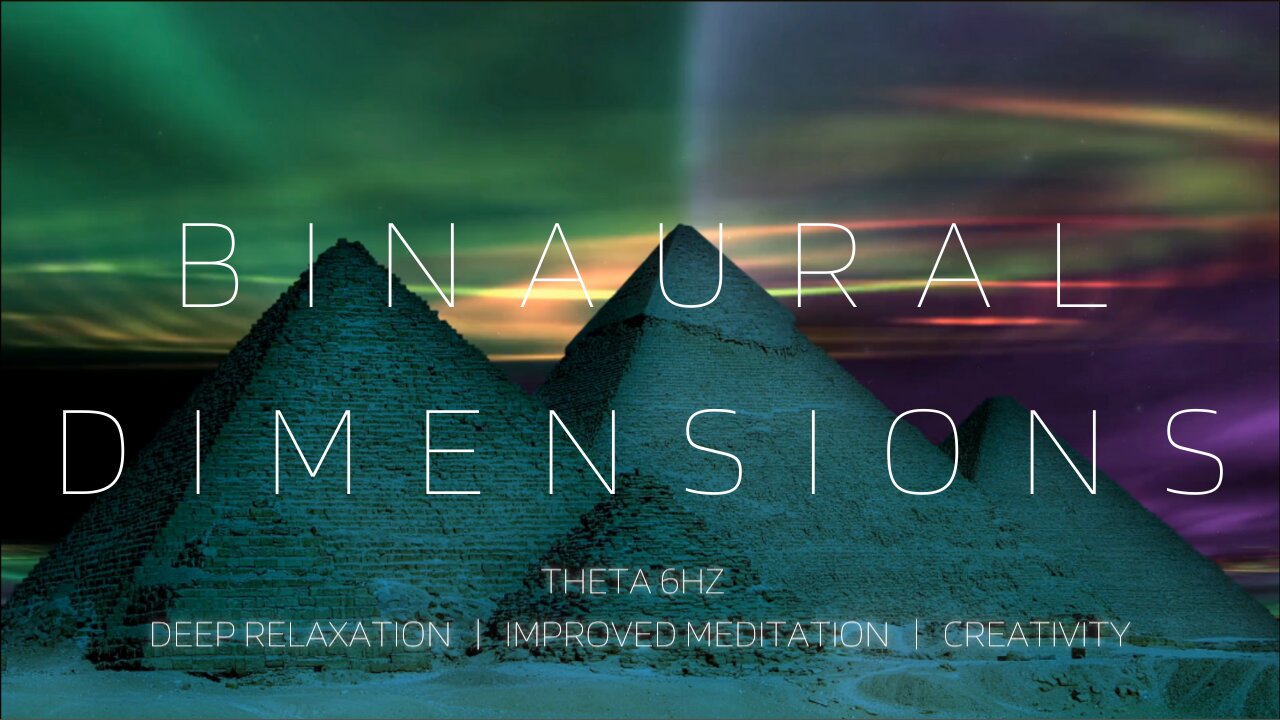 Binaural Soundscape Best 6hz music for deep relaxtion and creativity #binaural #relaxingmusic