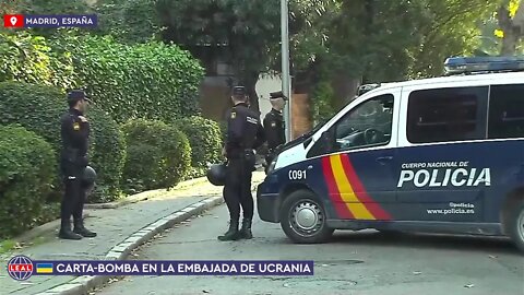 🇪🇸 Madrid · Carta bomba en la Embajada de Ucrania deja un herido leve (30 nov 2022)