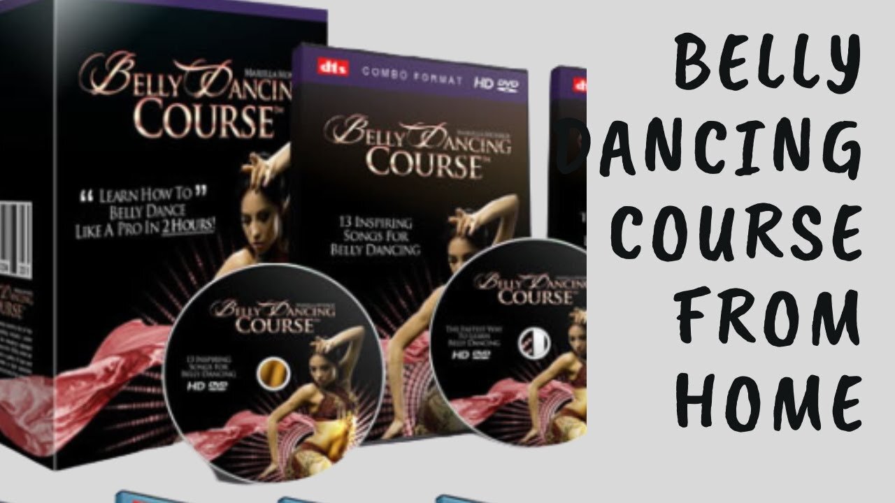 Learn belly dancing from home with over 6 hours, 50 video lessons