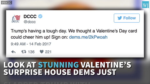 Look At Stunning Valentines Surprise House Dems Just Slapped Trump With