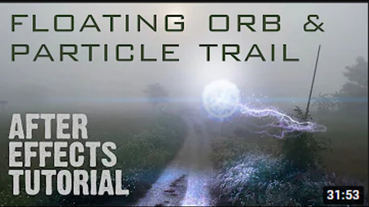 Floating Orb & Particle Trail - After Effects Tutorial