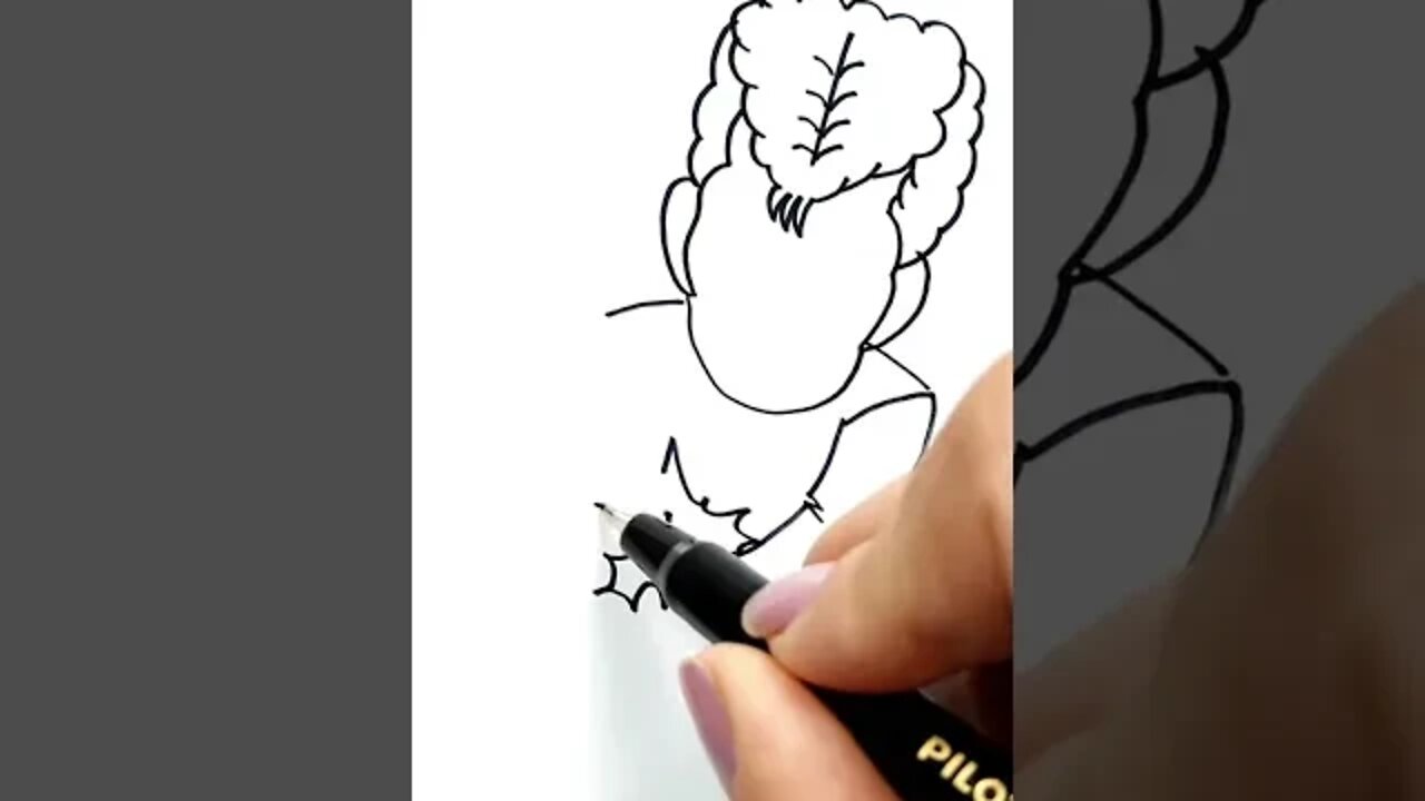 How to draw and paint Kuwabara Yu Yu Hakusho #shorts