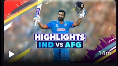 INDIA VS AFGANISTHAN HIGHLIGHTS