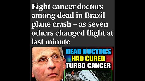 Brazilian Plane Falls From Sky, Kills 8 Cancer Doctors On The Same Day Of Trumps Emergency Landing