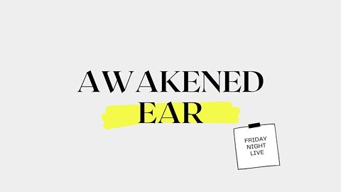 Robert Henderson | Awakened Ear | Friday Night Live