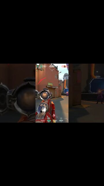 Precise No Scope Gunplay in Valorant #shorts