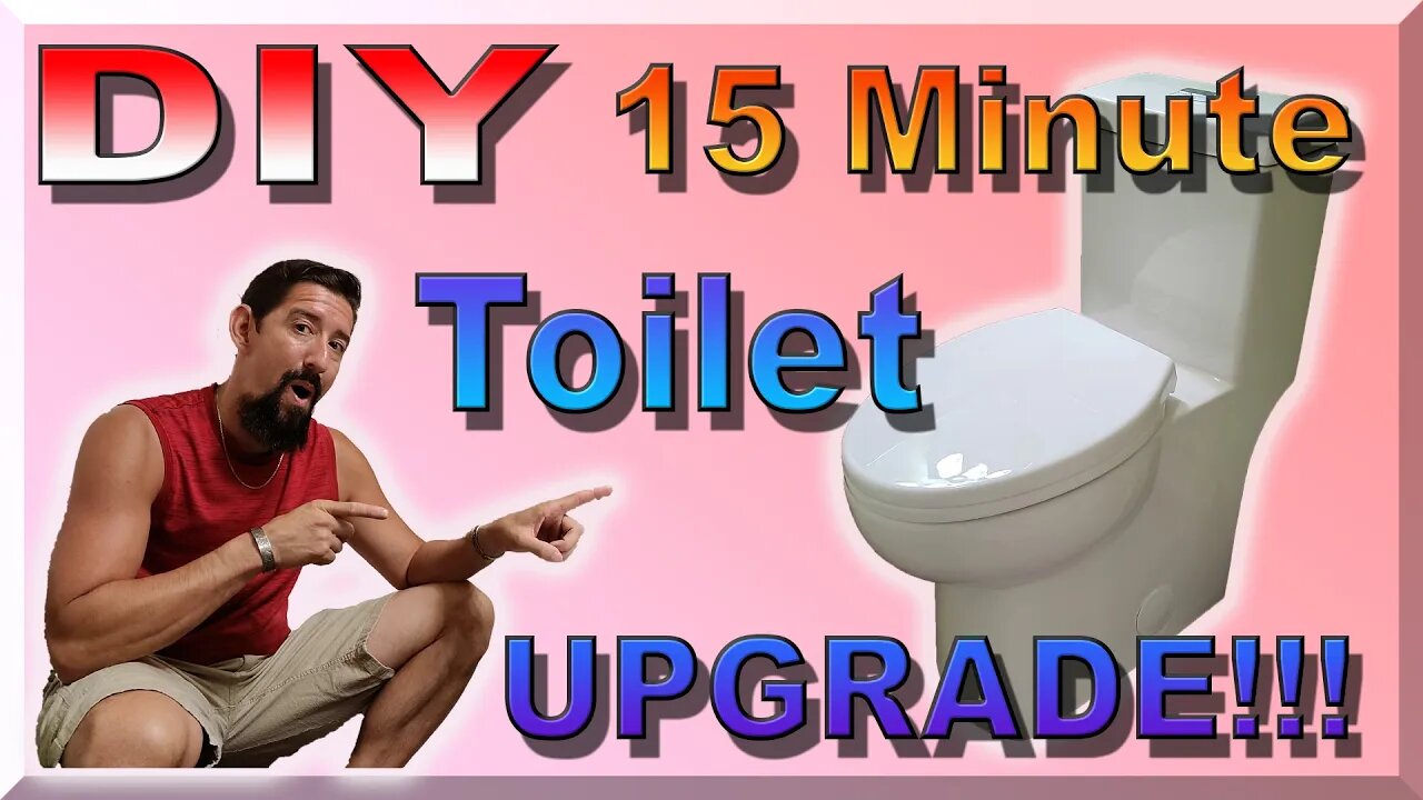 15 Minute Toilet Install!!