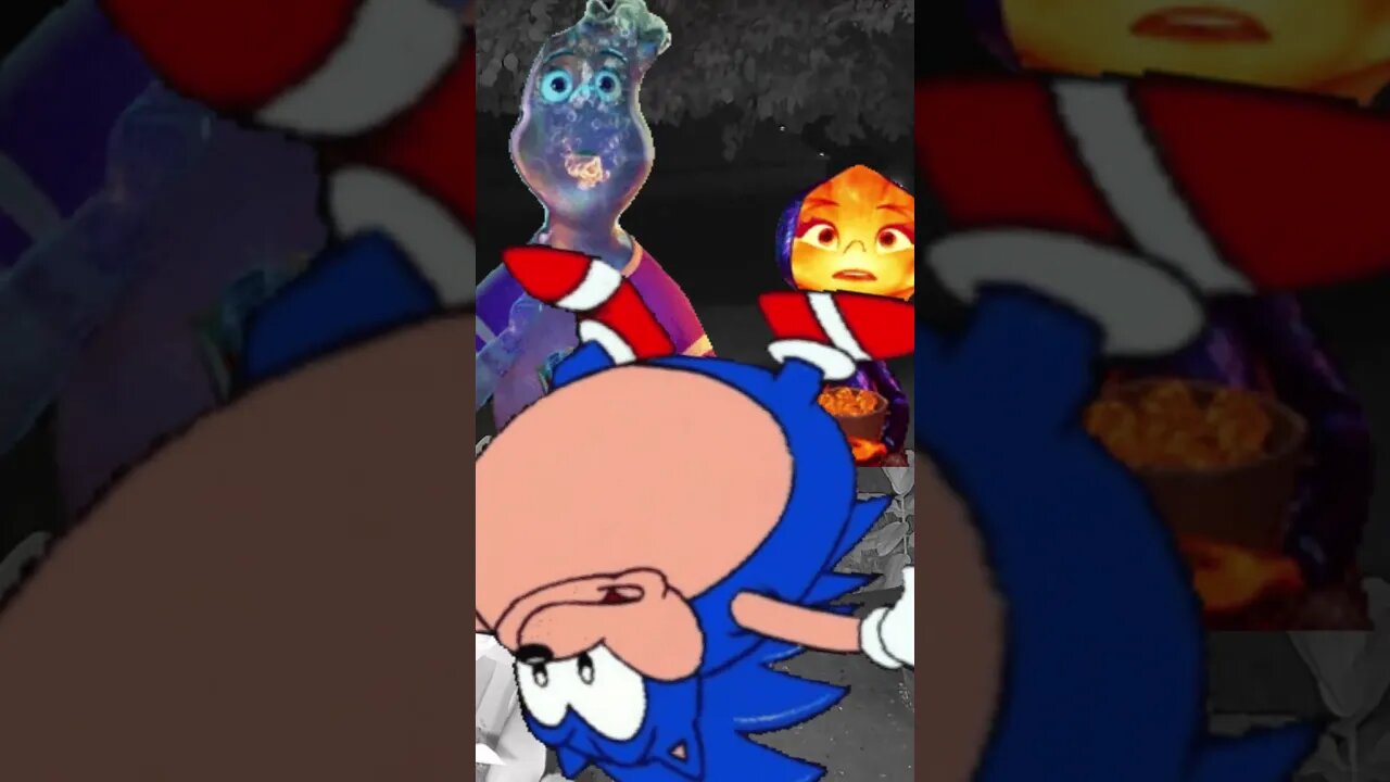 Half Of Ember And Wade Vs Fat Sonic! 😬 #Ember #Wade #FatSonic