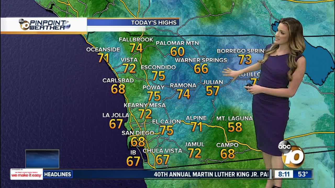 10News Pinpoint Weather with Jennifer Delacruz