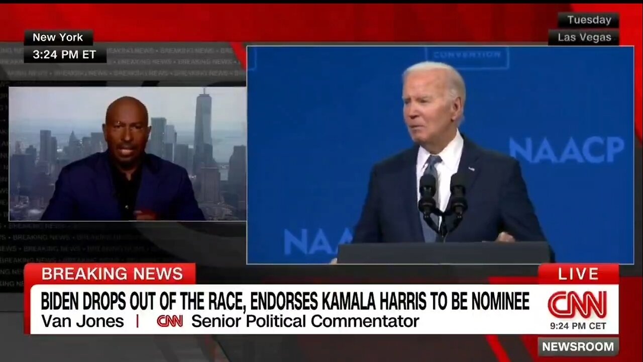 Van Jones: Biden's A Leader Because He Dropped Out Of The Race