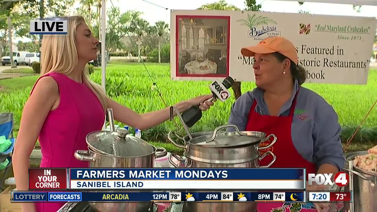 Farmer's Market Mondays at Sanibel Outlets - 7am live report