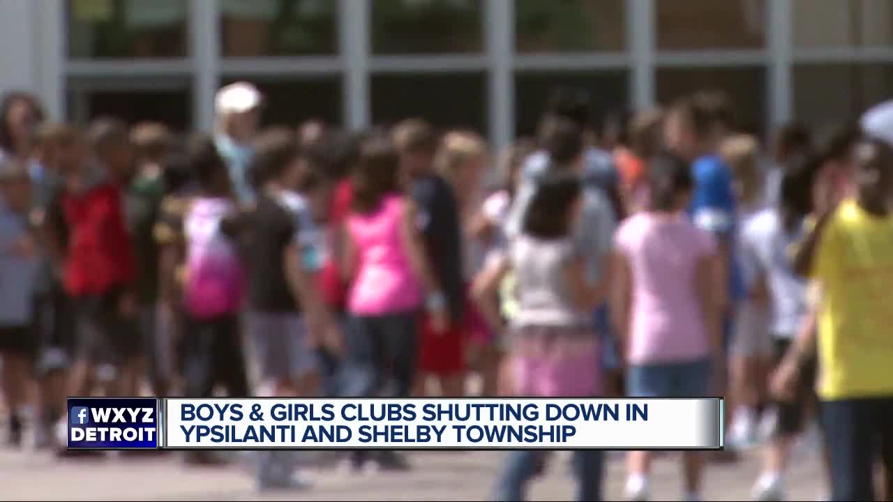 Boys & Girls Clubs to shut down in Shelby Township and Ypsilanti