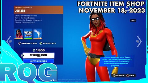 SUPERHERO SKINS ARE BACK! FORTNITE ITEM SHOP (November 18, 2023)