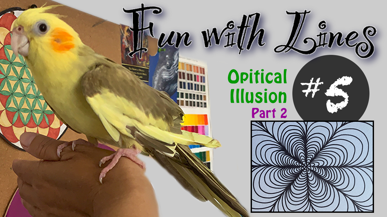 "Fun with Lines" Optical Illusion Pt 2 Lesson #5