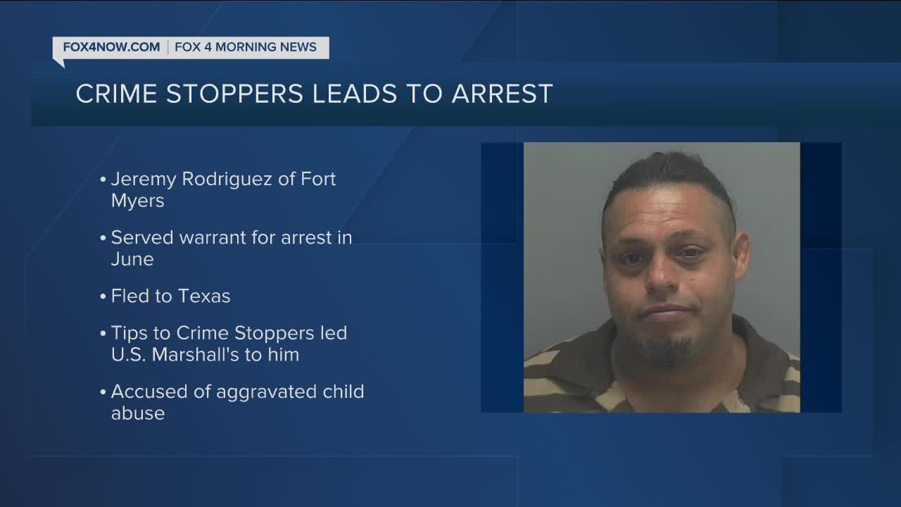 Crime Stoppers top fugitive arrested