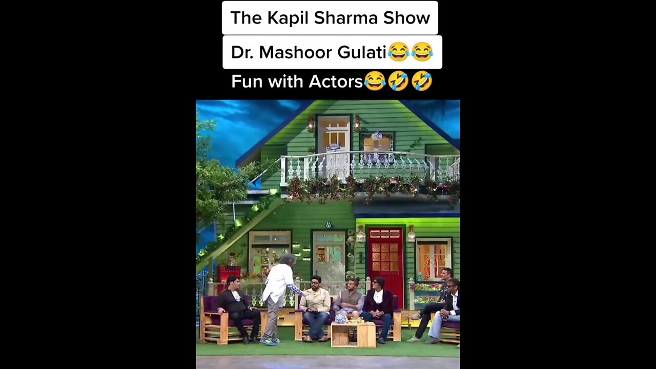 The Kapil Sharma show. Dr Mashoor Gulagti🤣fun with actors 🤣☺️🤣