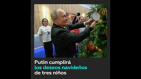 Putin se convertirá en Papá Noel y cumplirá los deseos de tres niños