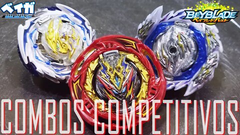 TESTE DE COMBOS COMPETITIVOS - Beyblade Burst ベイブレードバースト