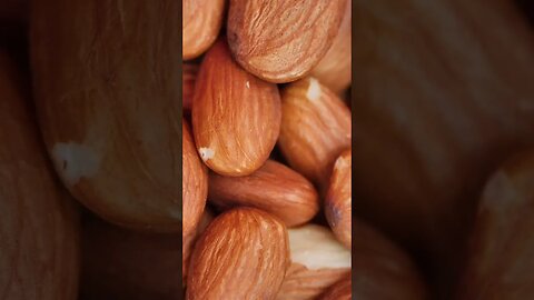 Piled Almonds CloseUp 5K #shorts #shortsfeed