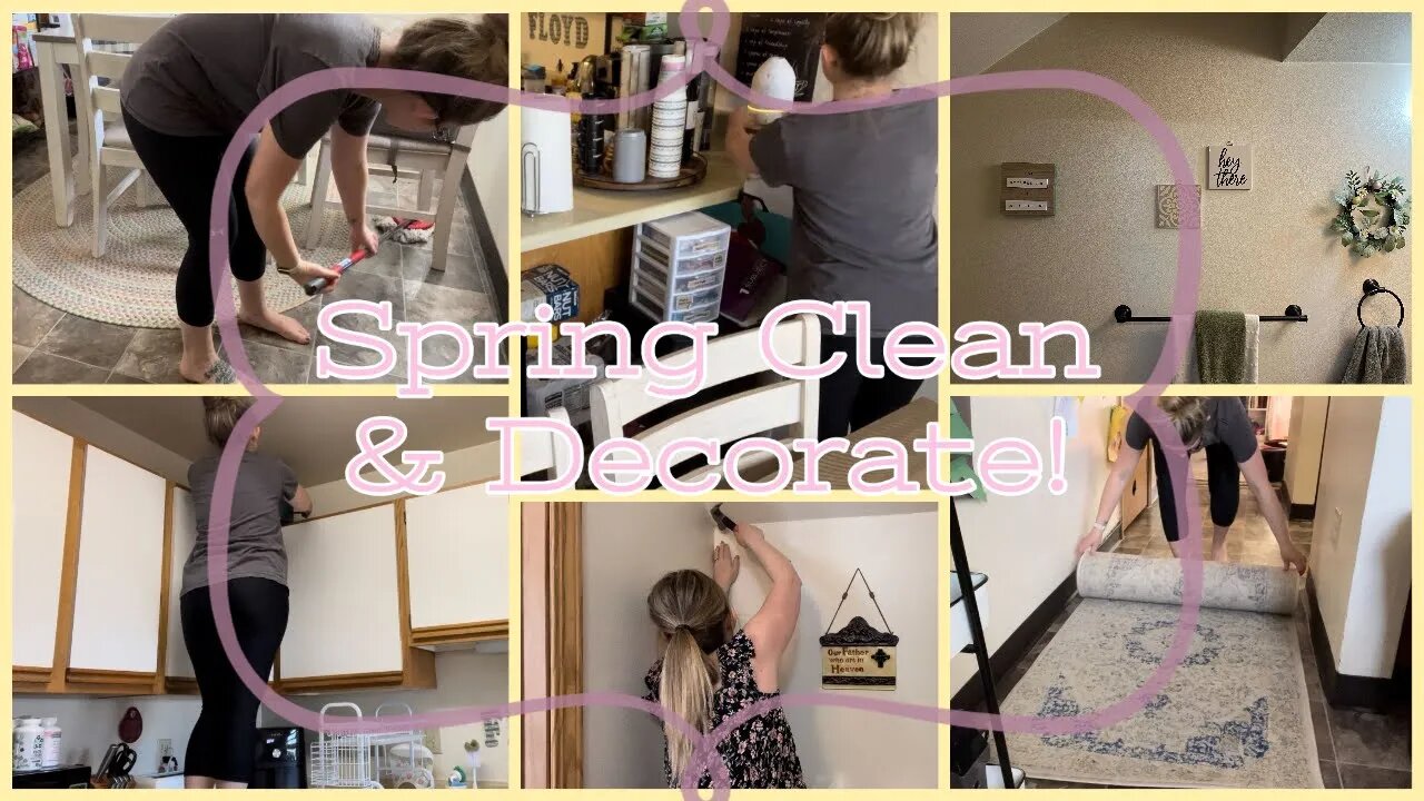 SPRING CLEAN & DECORATE WITH ME!