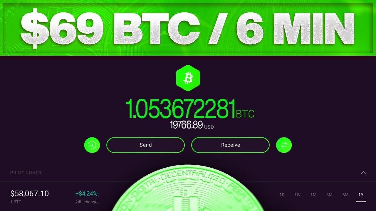 EARN FREE $69.89 BITCOIN In Just 6 Minutes - FREE BTC WEBSITE 2022 NO INVESTMENT