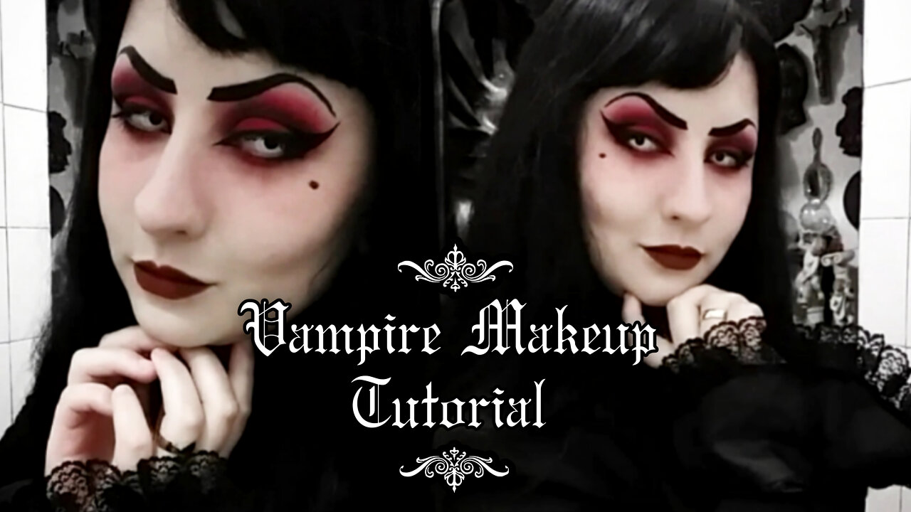 Vampire Makeup Tutorial (with fingers)
