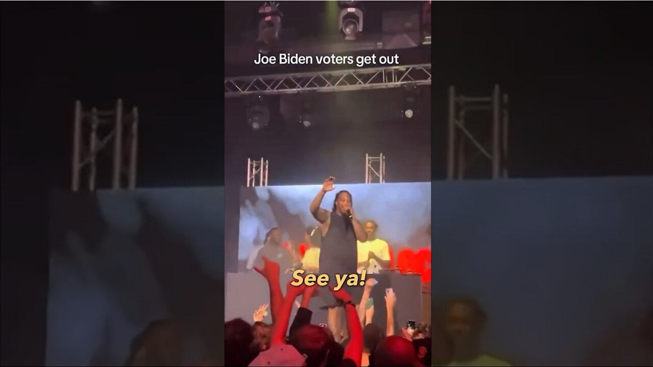 Rapper Tells Biden Voters to LEAVE