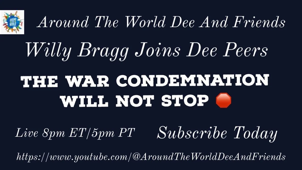 The War Condemnation Will Not Stop 🛑 with Willy Bragg