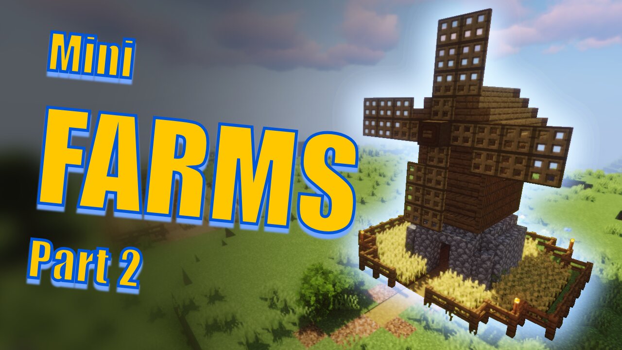 Mini Medieval Minecraft Builds 2 | Farming Part 2