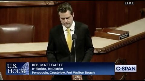 Rep. Matt Gaetz has FILED the Motion to Vacate the Chair against Speaker McCarthy.