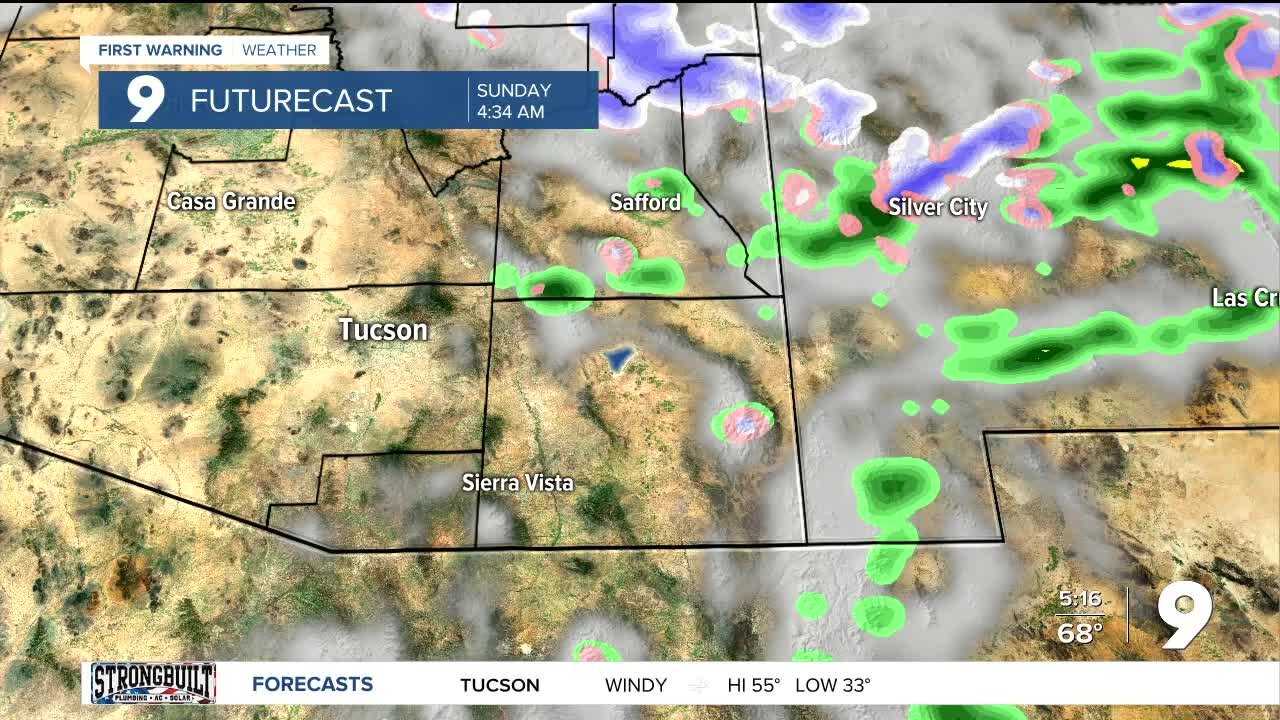 Cooler and breezy after showers overnight