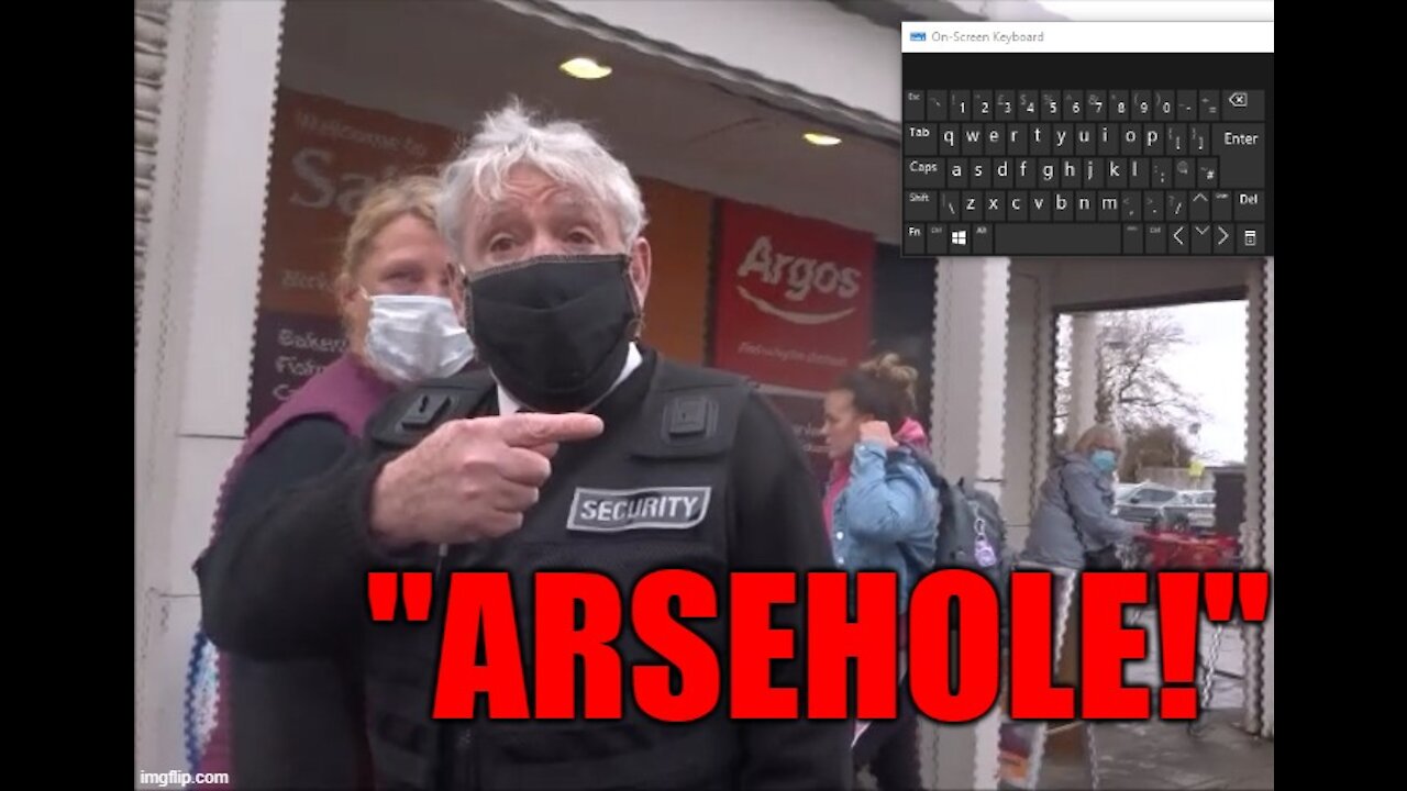 BANNED from Sainsbury's for... SPEAKING outside
