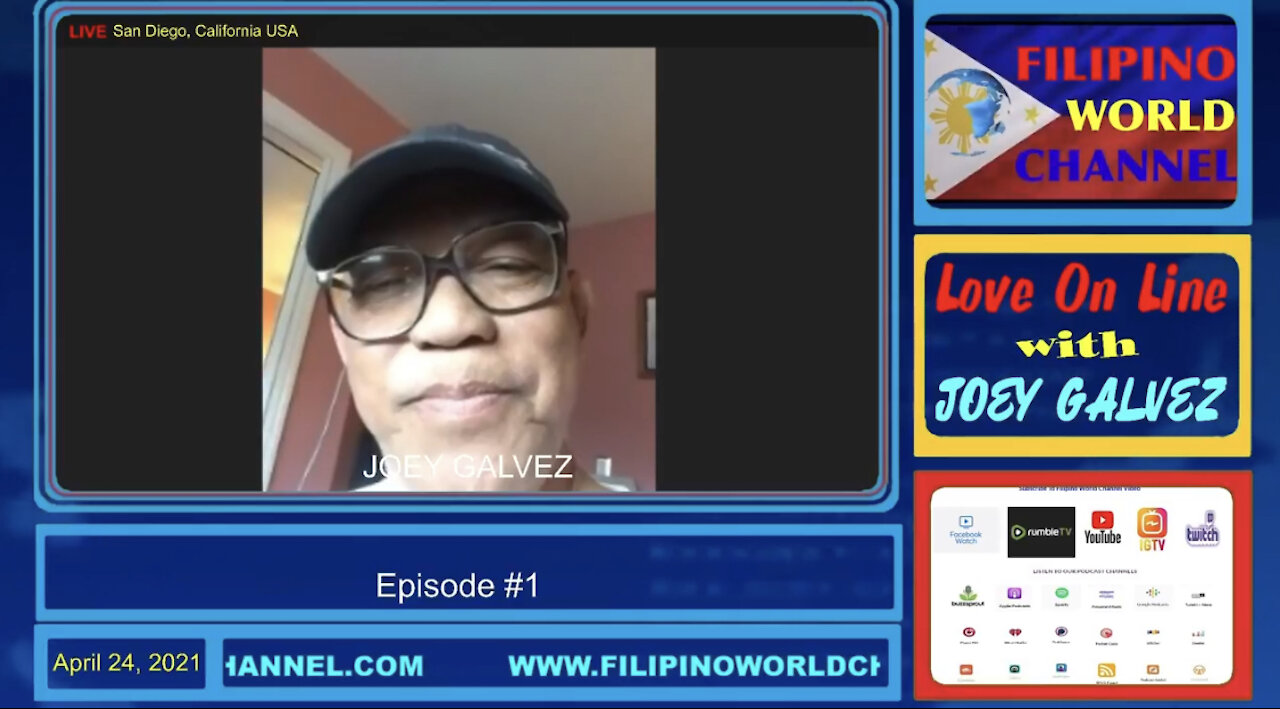 Love On Line with Joey Galvez - Welcome Episode #1 (Tagalog)