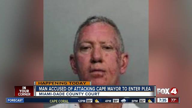 Man accused of attacking Cape mayor to enter plea