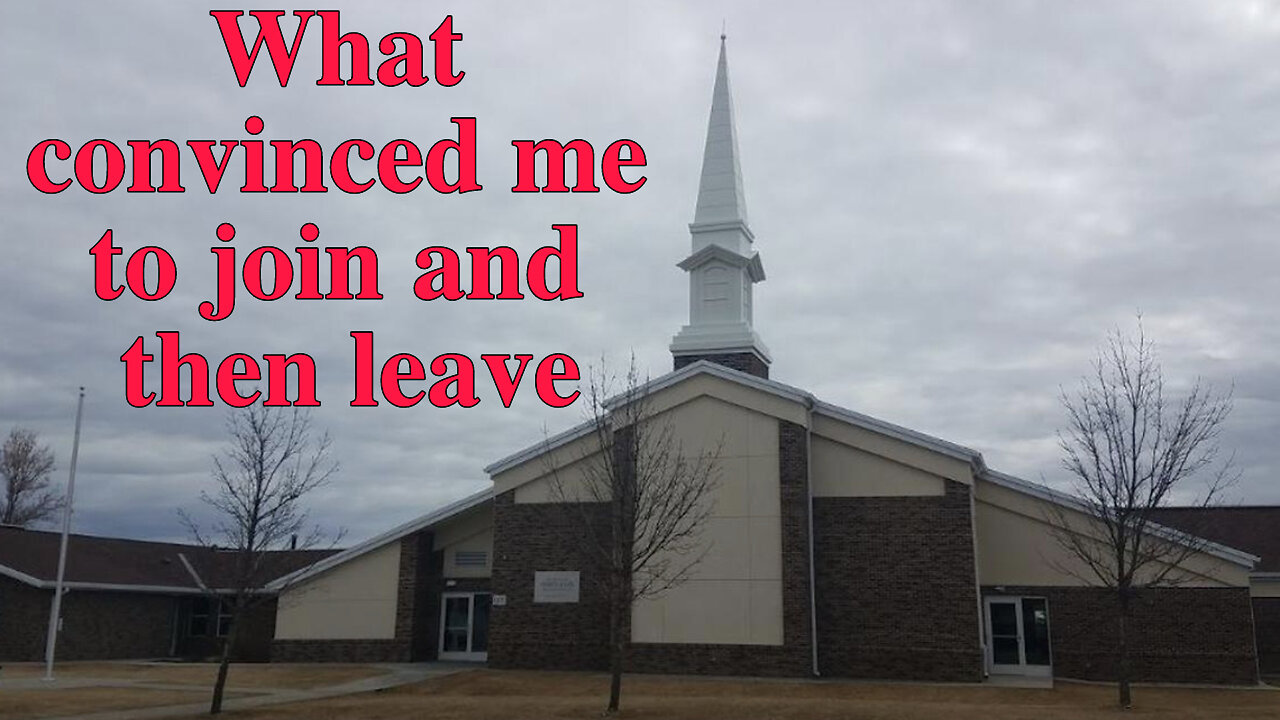 Why I joined & left the Mormon Church