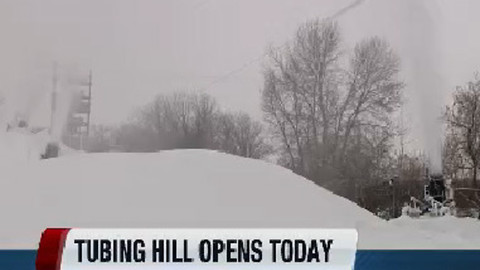 Tubing hill at Eagle Island State Park opens today