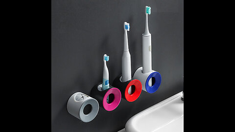 Electric Toothbrush Holder Wall Mount Toothbrush Stand