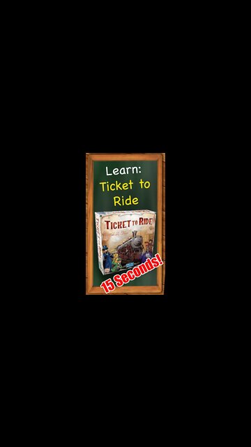 Learn Ticket to Ride in 15 seconds #shorts