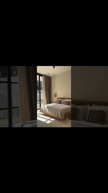 Inside a Tropical Beach Club Concept Villa in Canggu, Bali 🌴 #shorts #interiordesign #tropical